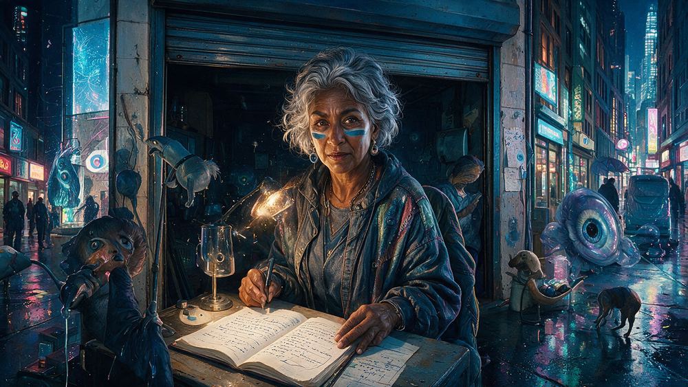 Bernice Starks, a woman who reads the on chain record like a diary