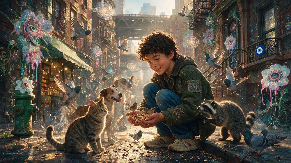 The Boy Who Feeds Everything