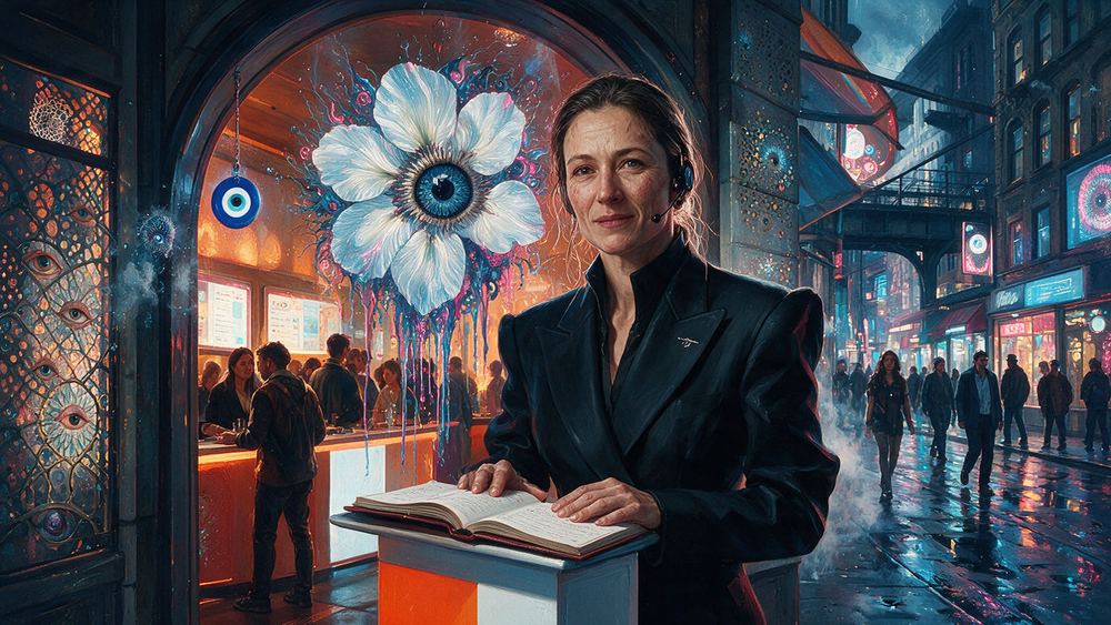 Halyna Petrovic, a woman who holds the door and the reservation book