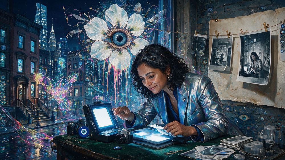 Meera Mirza, a photographer who sells editions of ten and keeps one