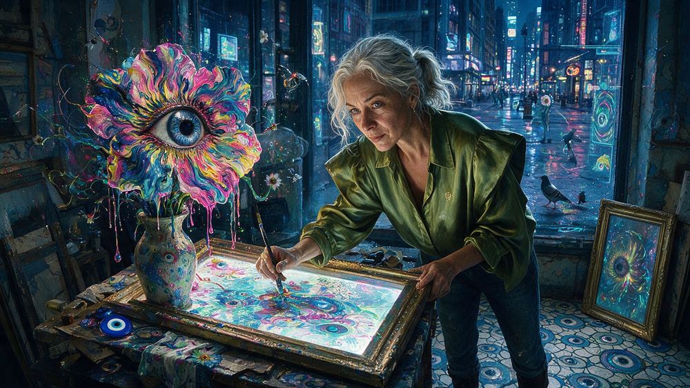 Jadwiga Szabo, a woman who leaves the errors in so you can tell a hand made it