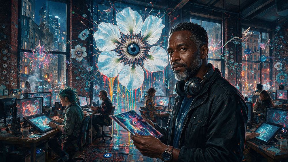 Dwayne Cadogan, a game artist who released his creatures into the open