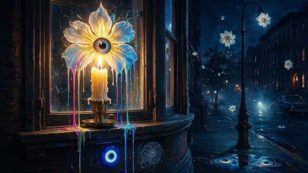 The Prayer Candle in the Window
