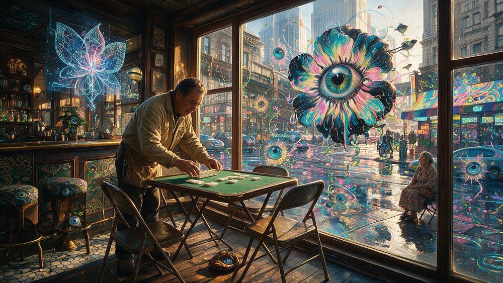 The Man Who Runs the Domino Table