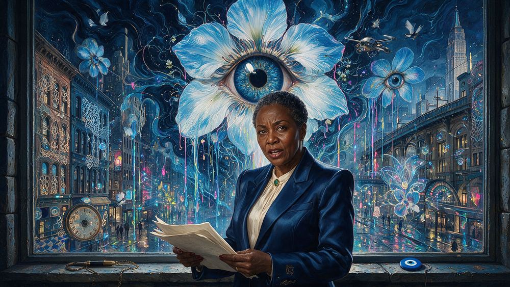 Ebony Greer, a woman who reads official letters aloud for her neighbours