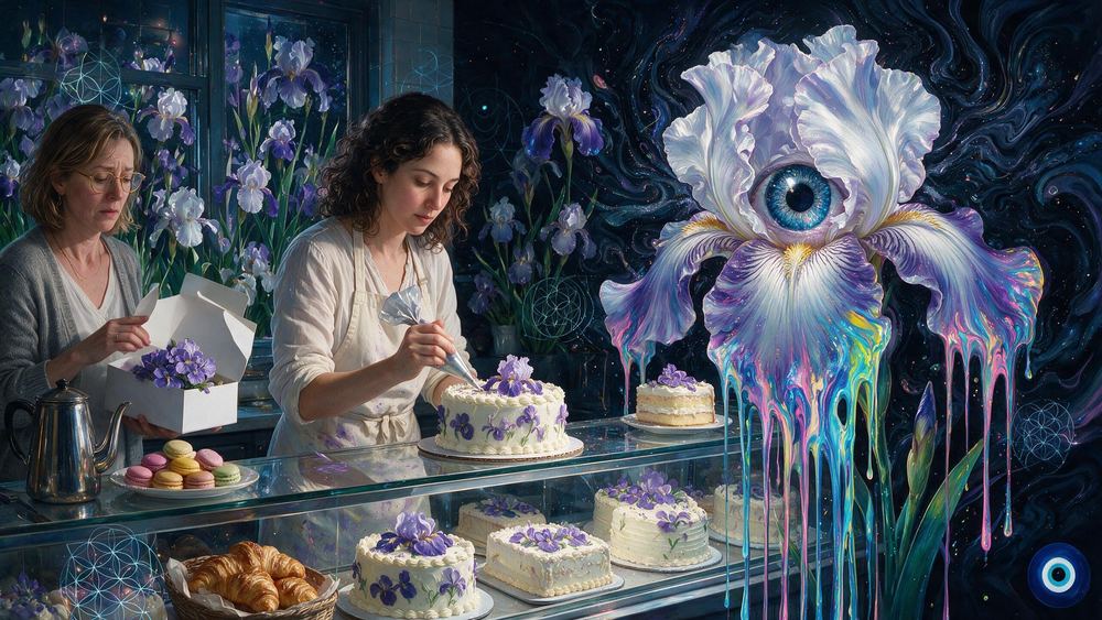 The Frosting Irises