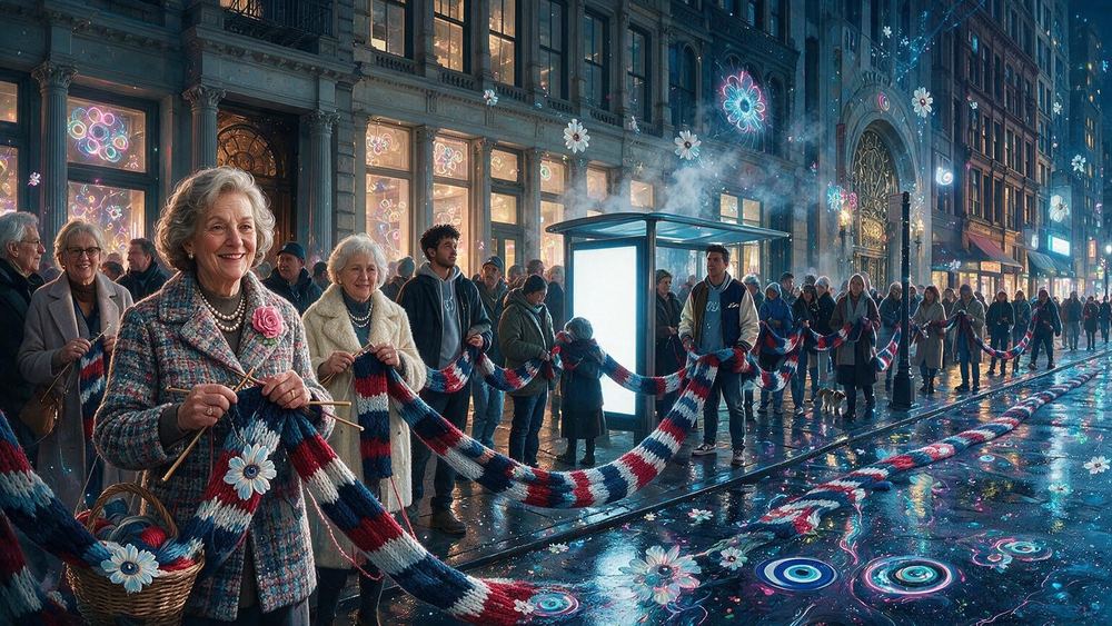 The Scarf That Circles the Block