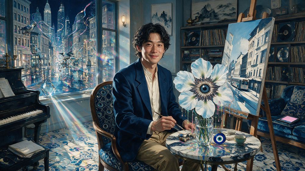 The Neo Precisionist With the Wall of Records, for Grant Yun