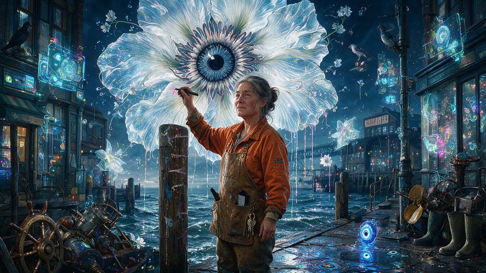 Yolanda Ellis, a ferry captain reading a changed river