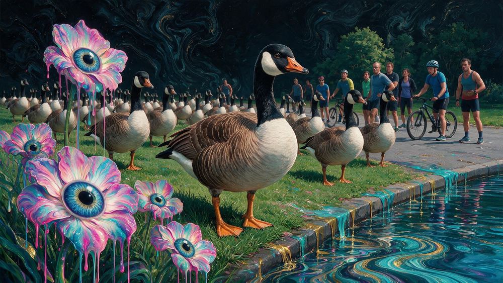 The Prospect Park Geese