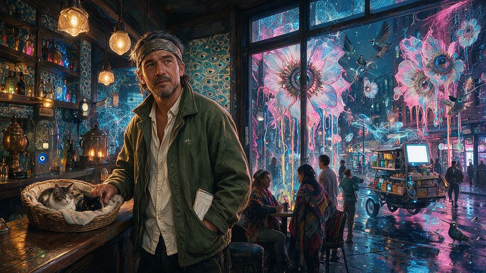 Aaron Landau, a bodega cat's owner who is also everybody's uncle
