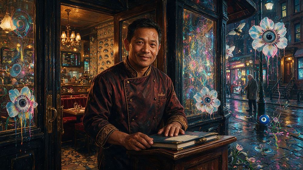 Norbu Bhutia, a chef being asked about the narrative instead of the food