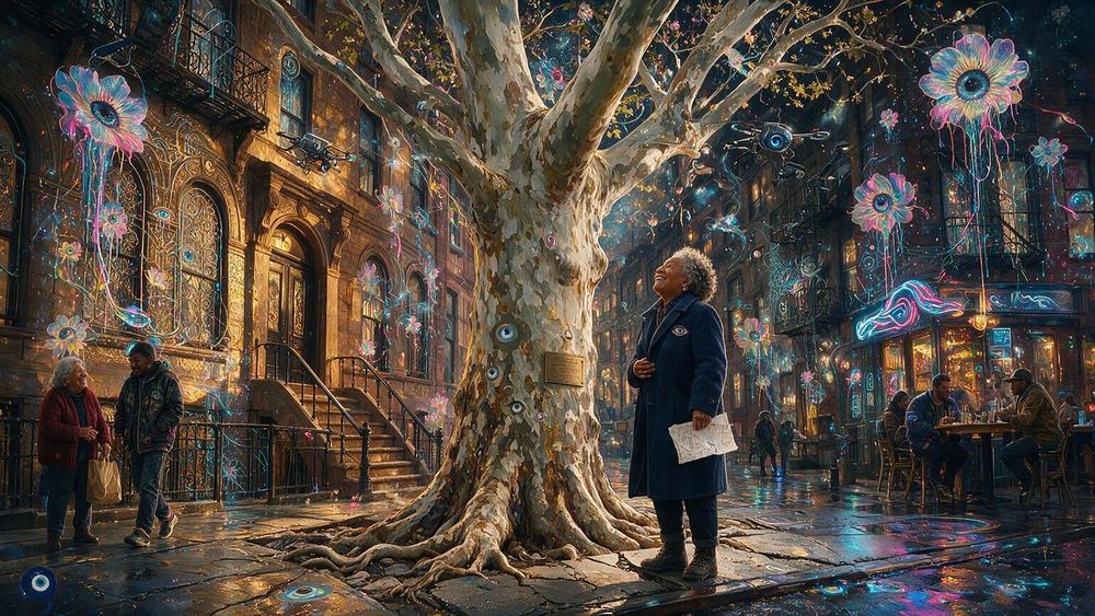The Sidewalk Tree That Holds the Block Up