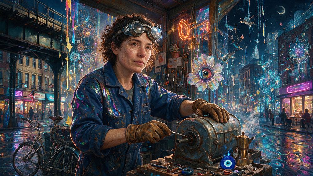 Yosef Halpern, an appliance repair woman fighting a sealed unit