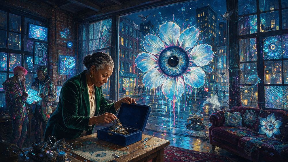 Yolanda Odom, a woman who collects only the work made before the machines got good