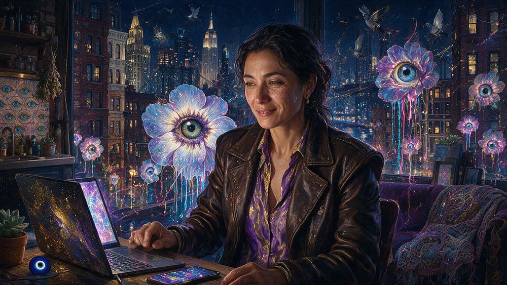Sonam Abdrakhmanov, an artist watching her sale sell out to her own holders before it goes public