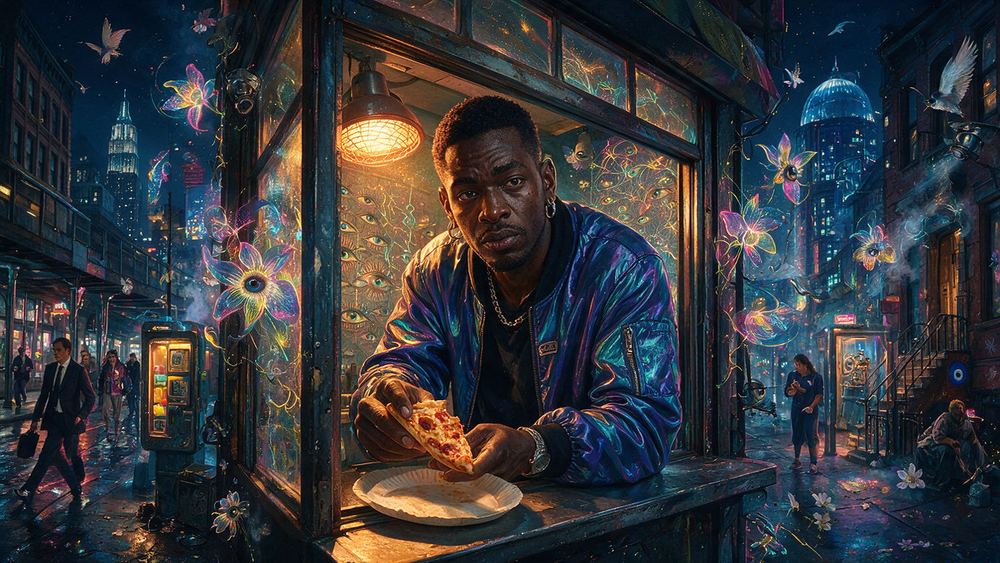 The Man at the Dollar Window at Four