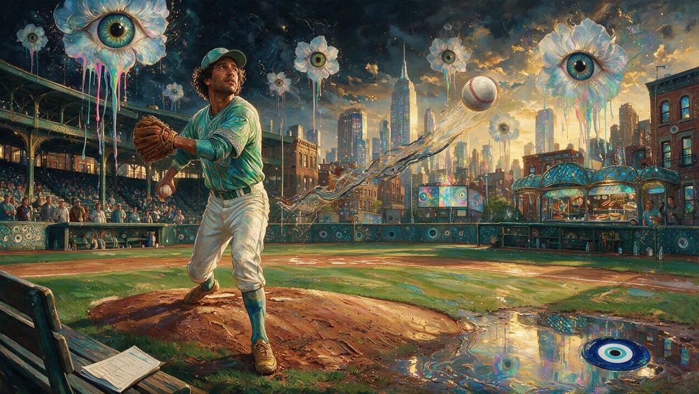 The Boys of Summer and the Curveball, for Mitchell F Chan