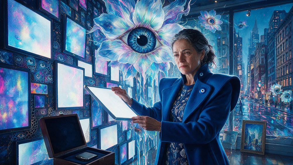 Bracha Ackerman, a collector who spends a fixed share of every sale on other artists