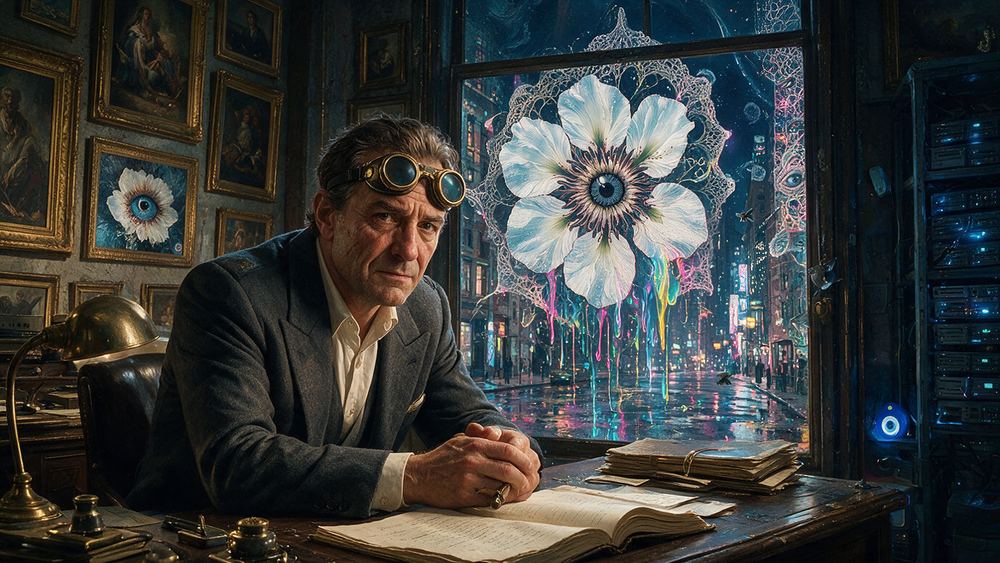 Vincent Stavrakis, a man who hangs his apartment salon style floor to ceiling