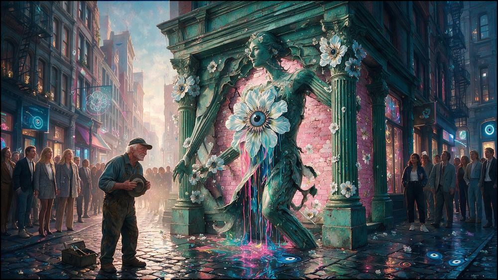 The Facade Undressed at Dawn