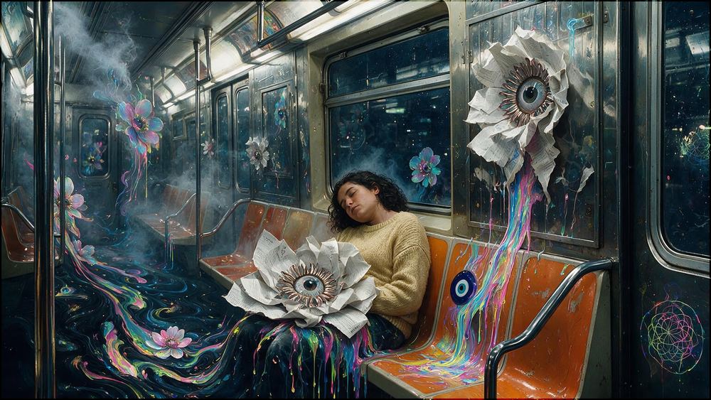 The Subway Ad Peeled Itself