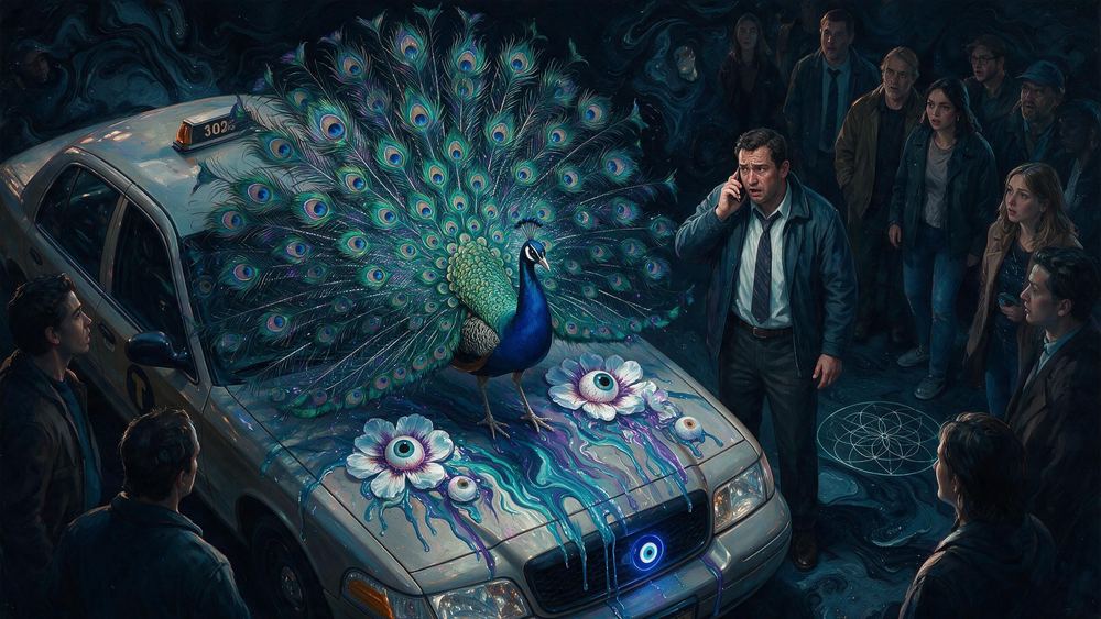 The Escaped Peacock