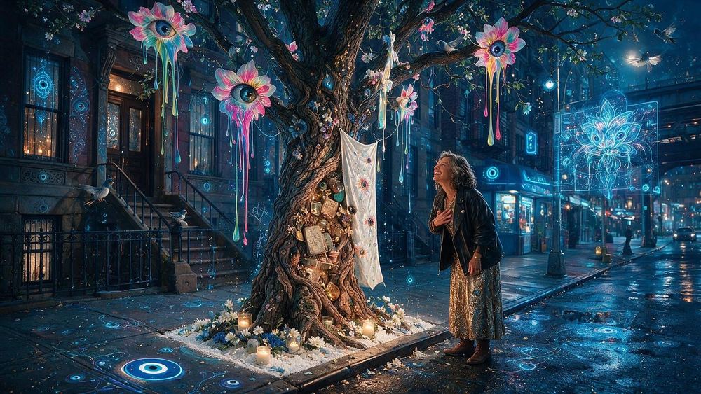 The Shrine at the Base of the Tree