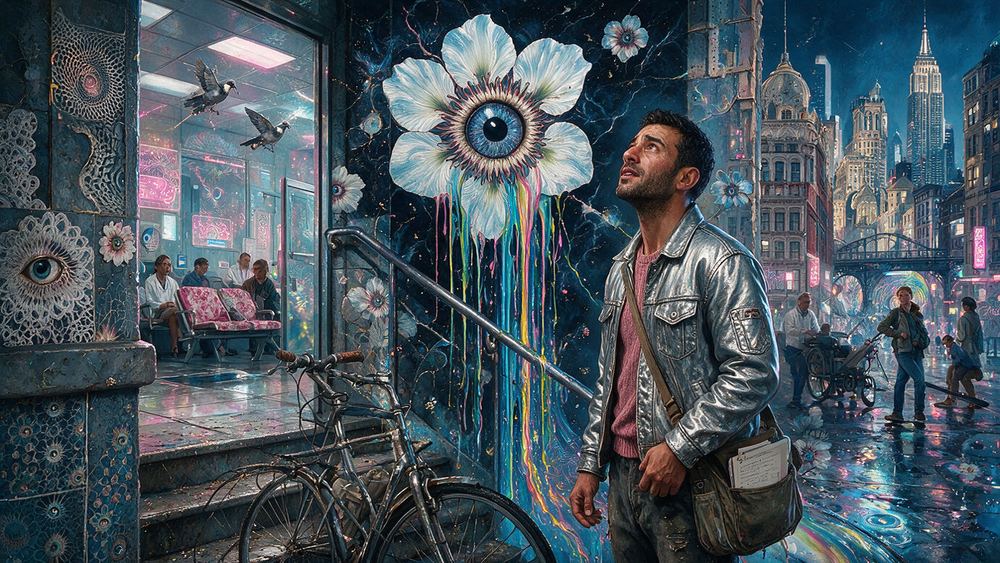 Hakim Mansour, a man who bikes everywhere because it is the only care he can afford