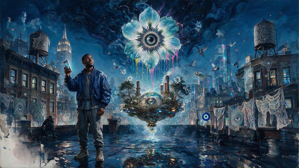 The Man Who Works in 3D, AI and Motion as One, for Andre Oshea