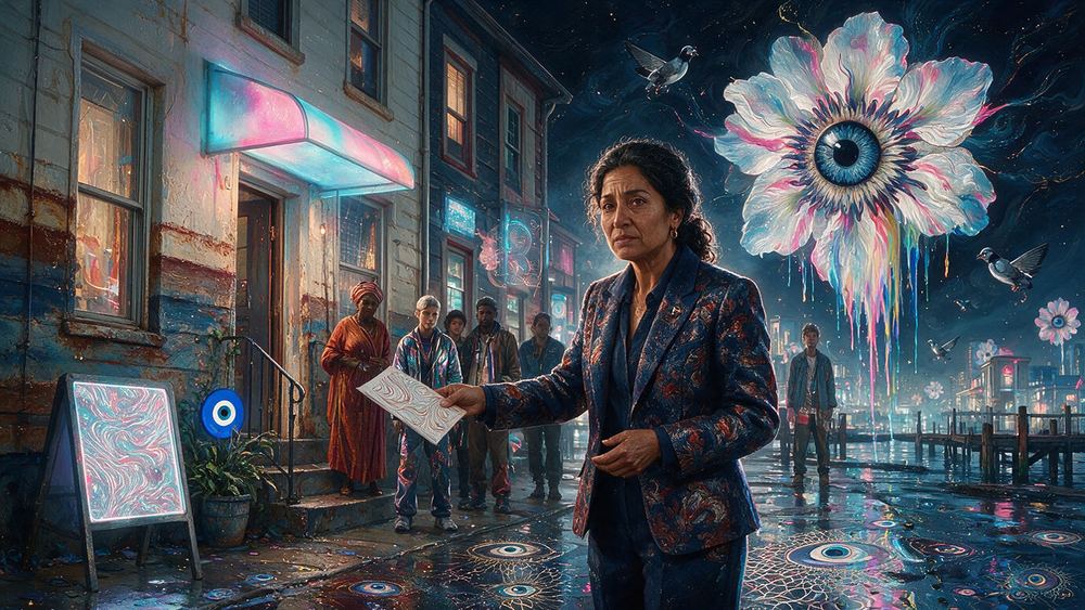 Amira Osmani, a flood insurance adjuster with bad news