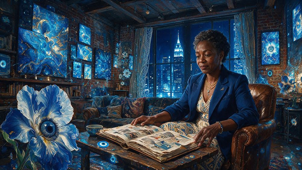 Fatoumata Nwachukwu, a woman who collects only the work made before the machines got good
