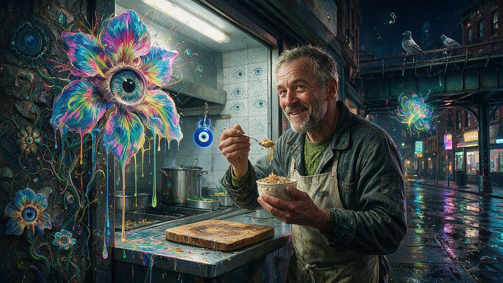 Lech Petrovic, a dishwasher who has worked in the same corner for eighteen years