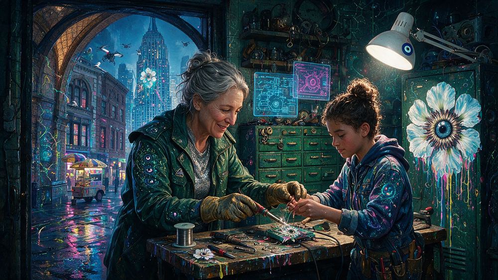 Denise Coates, a woman who repairs the machines that repair other machines