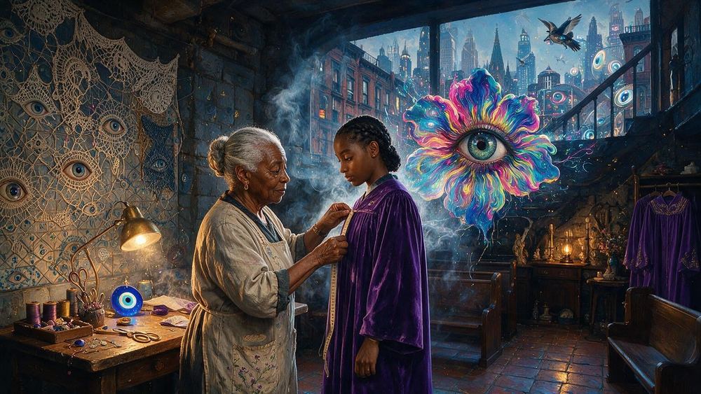 The Woman Who Sews for the Whole Church
