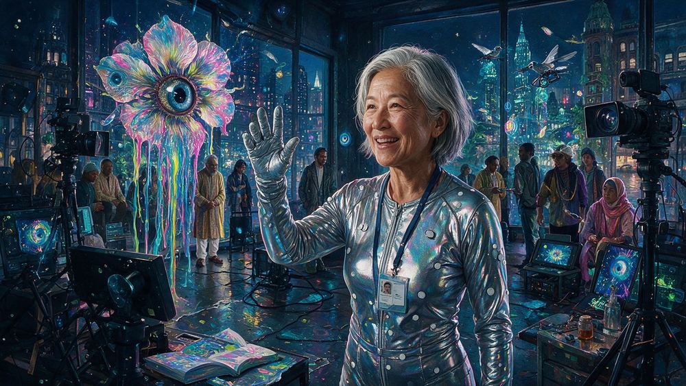 Cristeta Gyaltsen, a woman who scans real New Yorkers into her world one at a time
