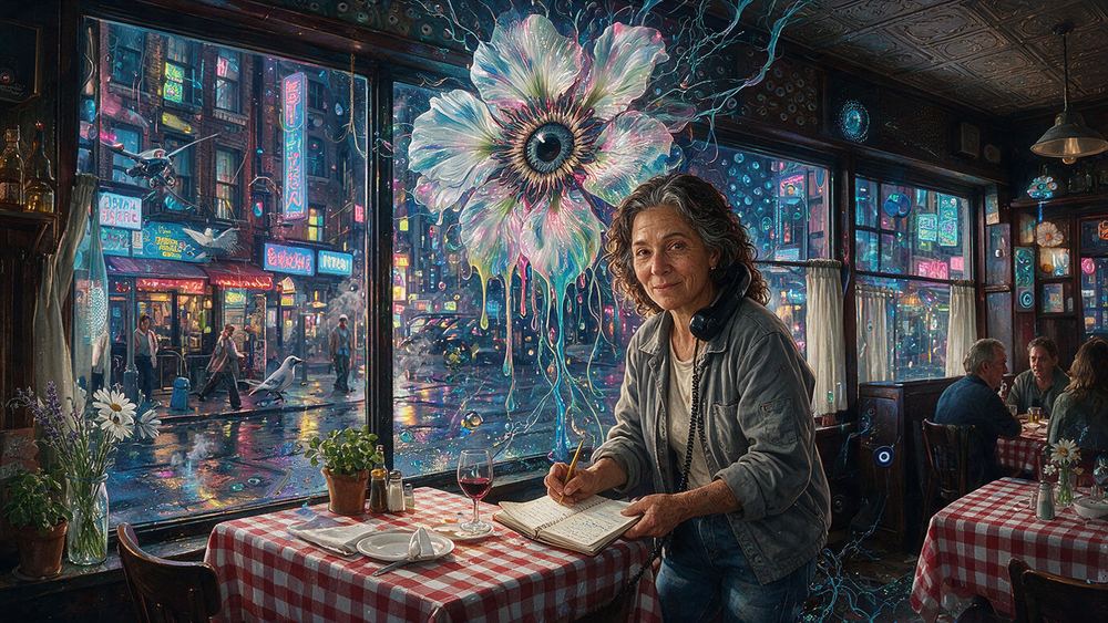 Odessa Ambroise, a dishwasher who has seen every famous person in the city eat here