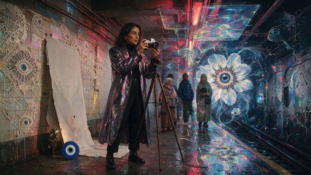 Nour Bakhtiari, a woman who photographs the abandoned rooms of the city