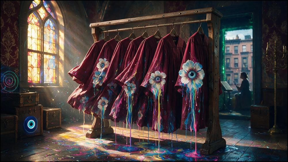 The Choir Robe Rack