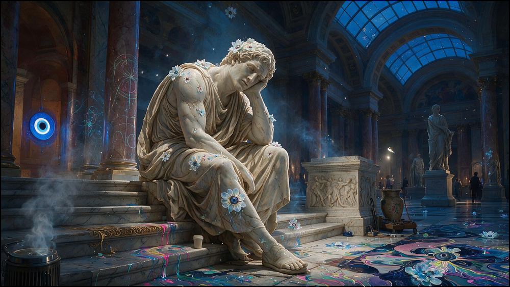 The Statue Stepped Off