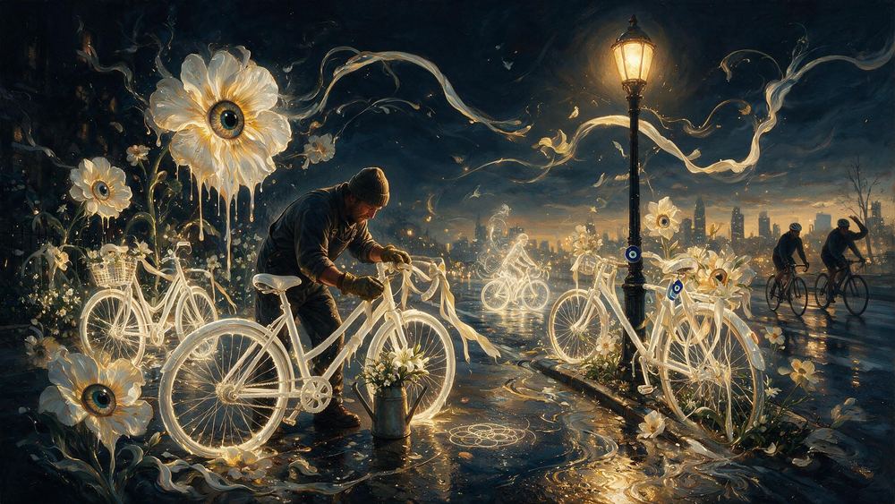The Ghost Bike Gardener