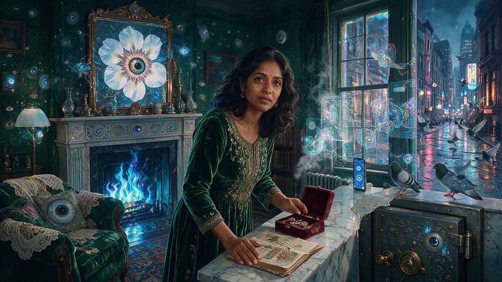 Ayesha Venkatesan, a woman who keeps a scrapbook of every piece she has ever bought
