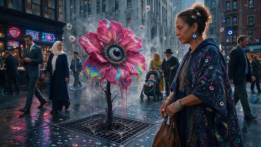The Bloom in the Subway Vent