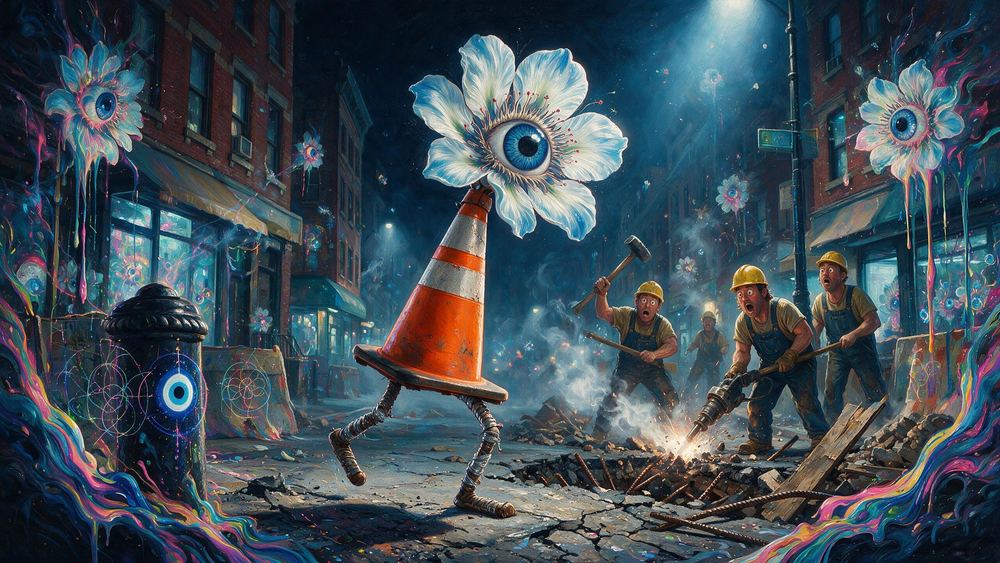 The Traffic Cone That Stood Up