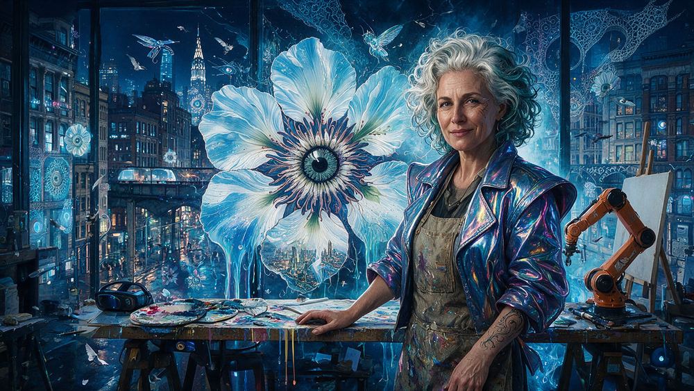 Radmila Kaczmarek, a teacher who runs a machine art class in a Red Hook warehouse