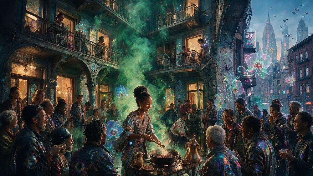 The Ethiopian Coffee Ceremony on the Fourth Floor