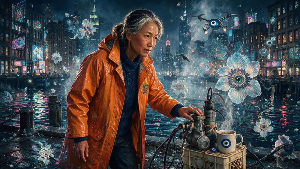 Lian Chow, a ferry captain reading a changed river