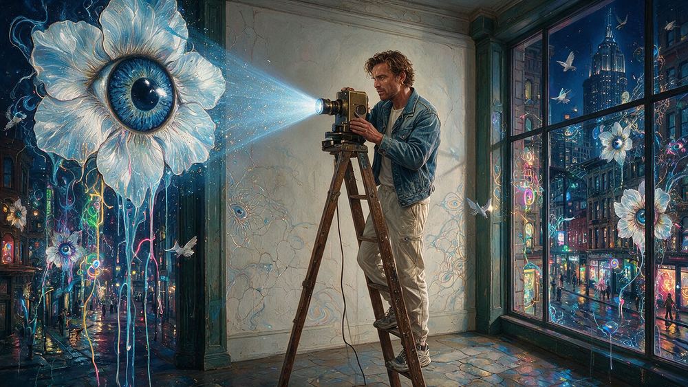 The Man Whose Projector Will Not Focus