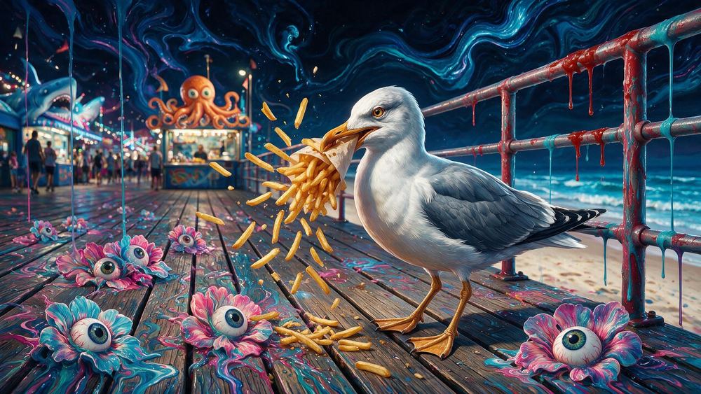 The Boardwalk Seagull