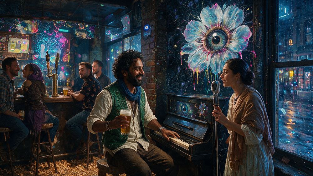 Devendra Raghunathan, a keeper of a federal house bar near the river